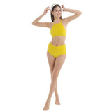 Daily Backless Top - Terry Yellow