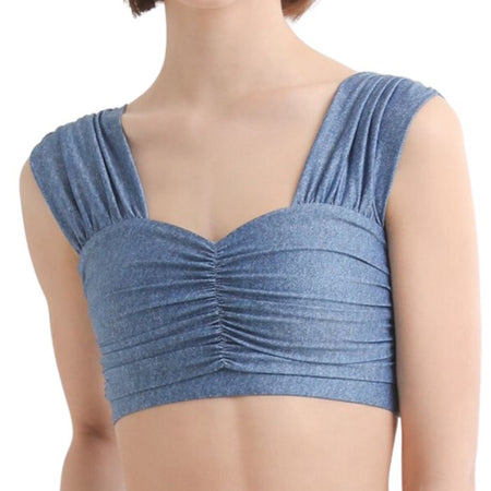 Daily Backless Top - Terry Navy