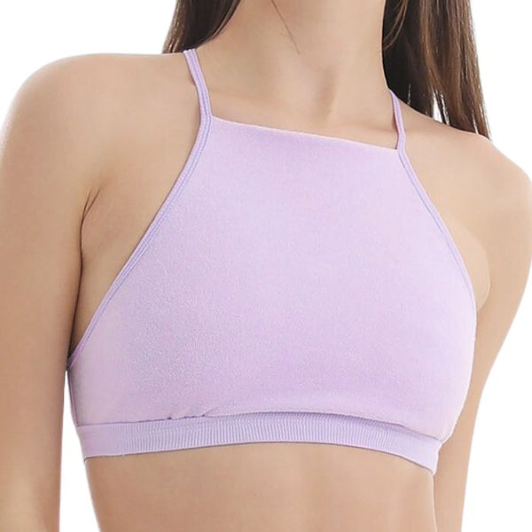 Daily Backless Top - Terry Purple