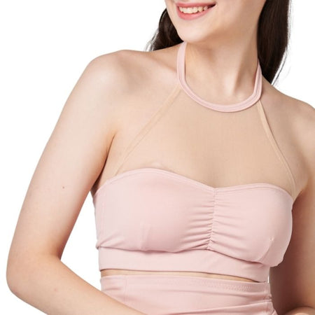 Leah Frill Top  - Indie Pink