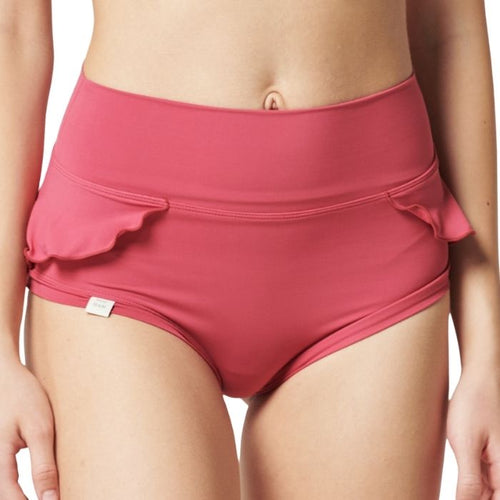 Leah Frill Shorts - Berry Berry