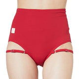 Groove Garter Shorts - Red