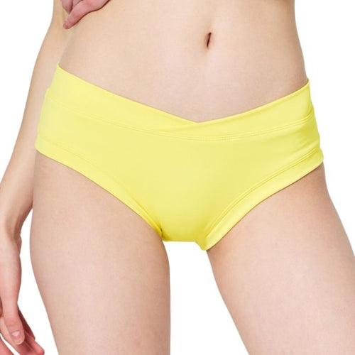 Daily Shirring Shorts - Lemon