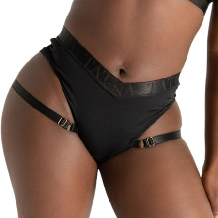 Lure You Low Waist Garter Shorts in Electric Blue