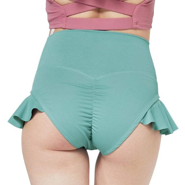 Cupid Ruffle Shorts - Emerald