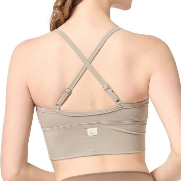 Claire Cropped Top - Hazel Gray