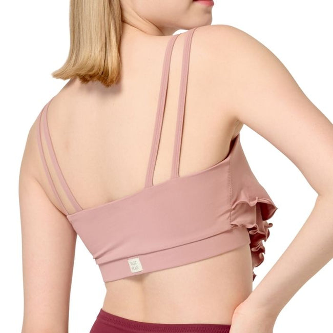 Leah Frill Top  - Indie Pink