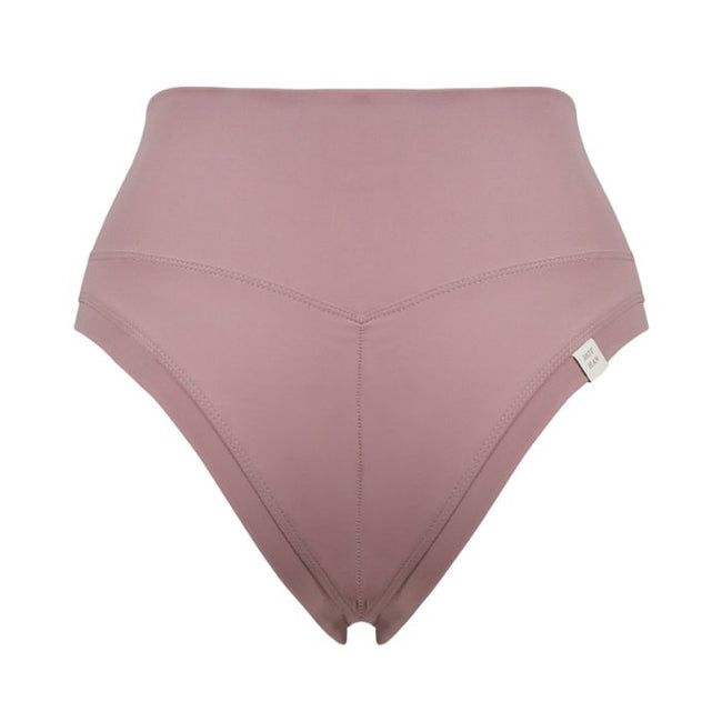 High Cheeky Shorts - Pink Muhly