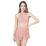 Rocher Culottes Shorts - Soft Pink
