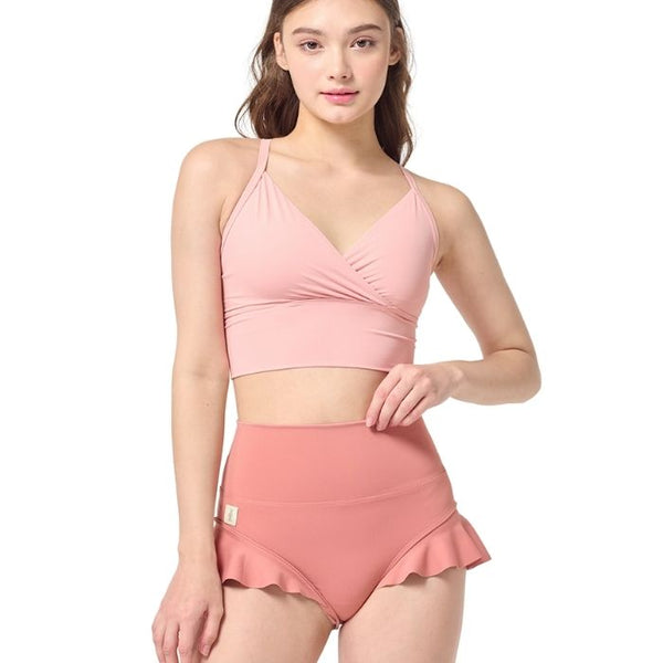 Claire Cropped Top - Pale Pink